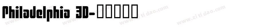 Philadelphia 3D字体转换
